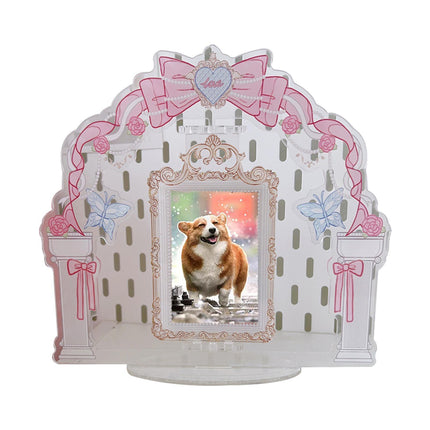 Acrylic Standing Photo Frame Stylish Desktop Decor Sturdy Dustproof Waterproof for Your Favorite Photos.