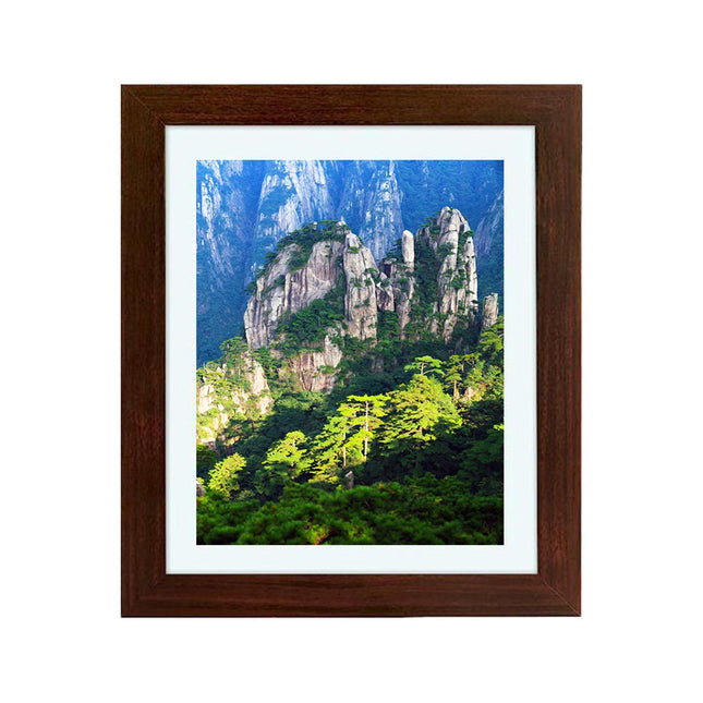 babies Art Frame Front Opening Changeable Wood grip Seal Picture Photo Display Storage Frame Home Suppliesrown.