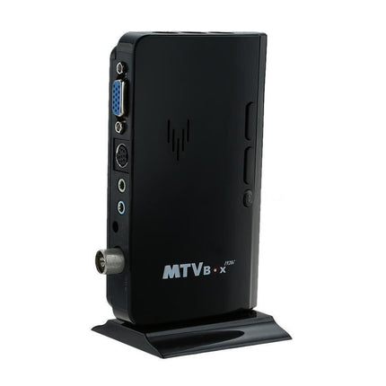 Mini TV Box Digital Computer RF AV to VGA HDTV Programs Tuner Receiver Monitor - Black.