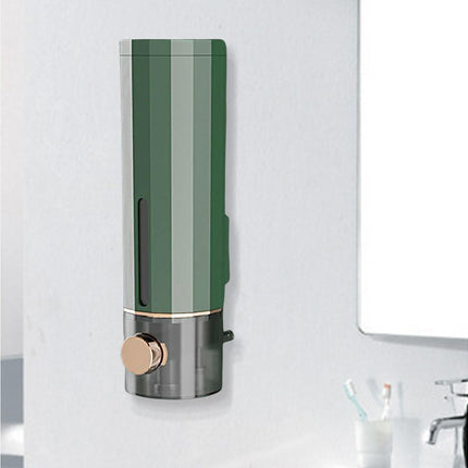 Soap Dispenser Wall Mounted Punch-free Visible Window Press Type Large Capacity Shampoo Conditioner Shower Gel Container for Bathroom.