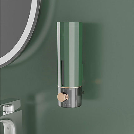 Soap Dispenser Wall Mounted Punch-free Visible Window Press Type Large Capacity Shampoo Conditioner Shower Gel Container for Bathroom.