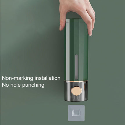 Soap Dispenser Wall Mounted Punch-free Visible Window Press Type Large Capacity Shampoo Conditioner Shower Gel Container for Bathroom.