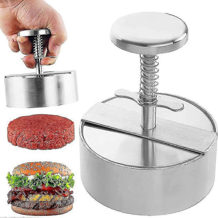 Stainless Steel Burger Mold Grill Kitchen.