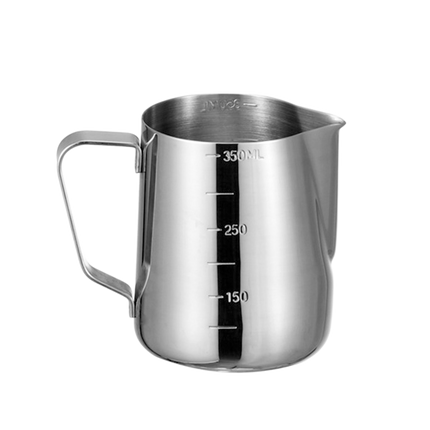 350/600/1000ML Stainless Steel DIY Coffee Jug Milk Frothing Craft Pitcher Cup-S.