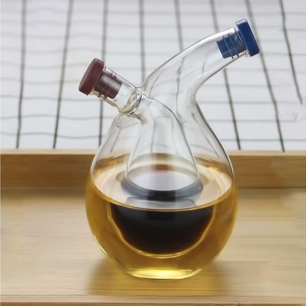 280ml Sauce Bottle Glass Seasoning Storage Bottle-Transparent.