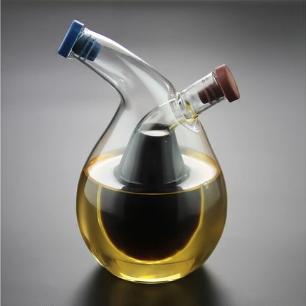 280ml Sauce Bottle Glass Seasoning Storage Bottle-Transparent.