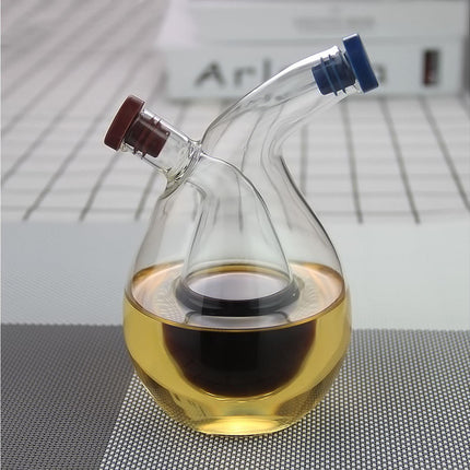 280ml Sauce Bottle Glass Seasoning Storage Bottle-Transparent.