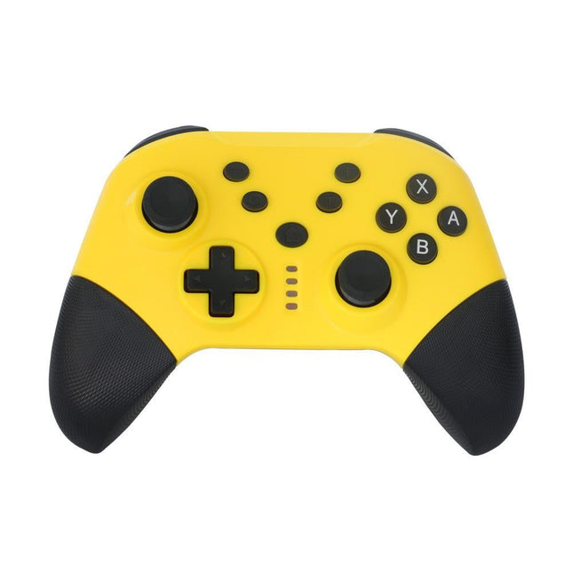 Wireless Game Controller for Switch,PC,Android & PS3 - Pro Gaming Gamepad with Bluetooth,Turbo & Vibration - Yellow Black.