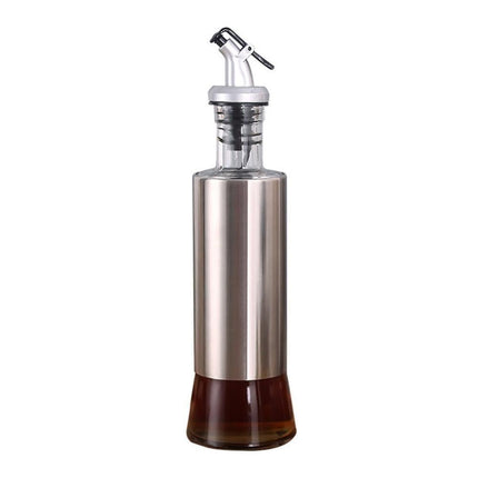 200/350/500ml Stainless Steel Oil Vinegar Bottle Dispenser Cruet Kitchen Gadget-200ML.