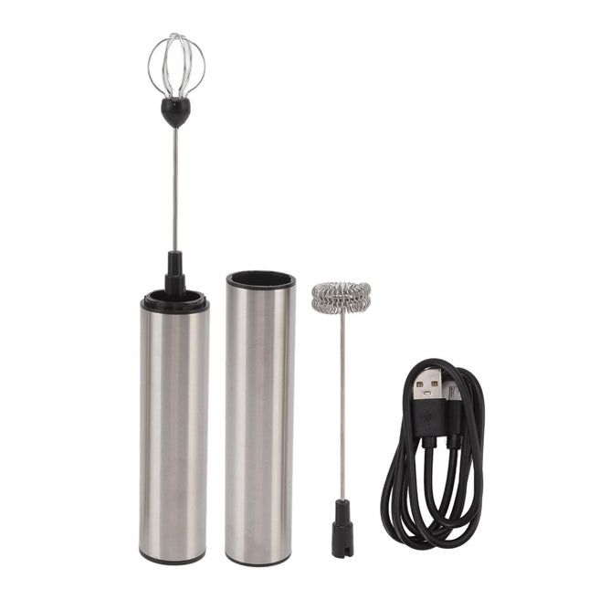 Electric Mini Blender, Handheld, Auto Stainless Steel Detachable Milk Foamer for Home Kitchen.