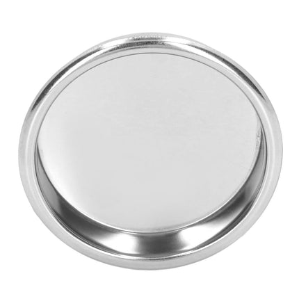 Blind Filter, Stainless Steel, Wear-Resistant, Rust-Proof, 2.3in Coffee Machine Backflush Insert for Home Use.
