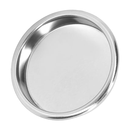 Blind Filter, Stainless Steel, Wear-Resistant, Rust-Proof, 2.3in Coffee Machine Backflush Insert for Home Use.