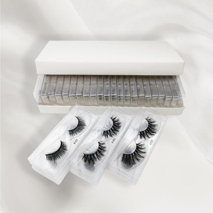 10 Pairs Eyelash Reusable Thick Imitation Faux Mink Hair Makeup Eye Lash for Decoration.