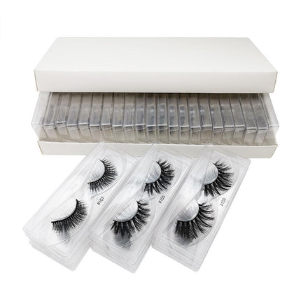 10 Pairs Eyelash Reusable Thick Imitation Faux Mink Hair Makeup Eye Lash for Decoration.