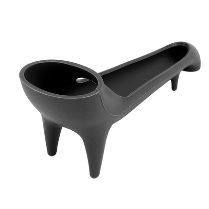 Coffee Maker Water Spout, Food Grade Silicone, Quick Access Funnel for Coffee Machine Accessories, Black.