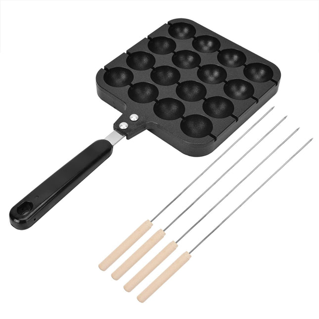 Non-Stick Takoyaki Grill Pan Plate, Cooking Baking Mold Tray.