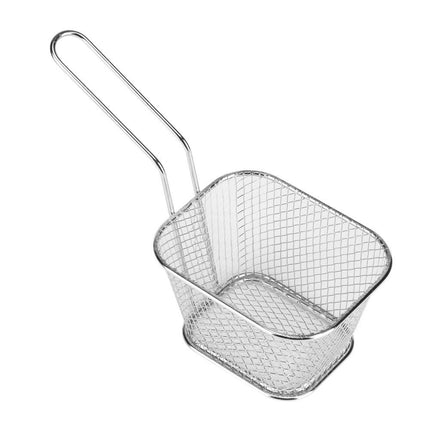 Fry Baskets, Lightweight Metal Circular Fryer Basket for Chips, Shrimp, and More.