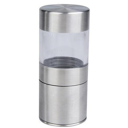 Stainless Steel Manual Salt Pepper Mill Grinder Portable Kitchen Muller Tool.