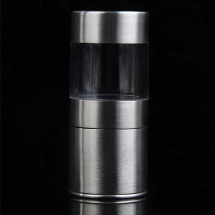 Stainless Steel Manual Salt Pepper Mill Grinder Portable Kitchen Muller Tool.