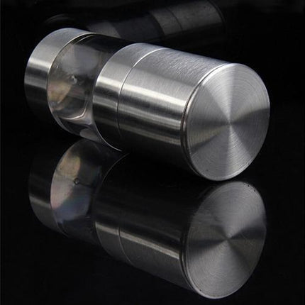 Stainless Steel Manual Salt Pepper Mill Grinder Portable Kitchen Muller Tool.