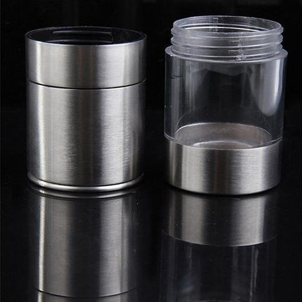 Stainless Steel Manual Salt Pepper Mill Grinder Portable Kitchen Muller Tool.