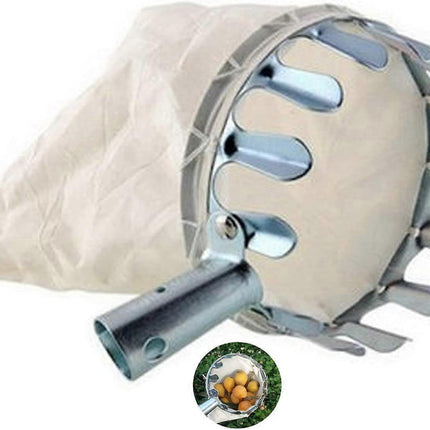 Fruit Picking Tool,Fruit Pickers Gardening Picking Tools Metal Fruit Picker with Collection Bag for Harvesting Apples, Citrus, Pears, Peaches.