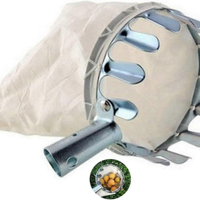 Fruit Picking Tool,Fruit Pickers Gardening Picking Tools Metal Fruit Picker with Collection Bag for Harvesting Apples, Citrus, Pears, Peaches.