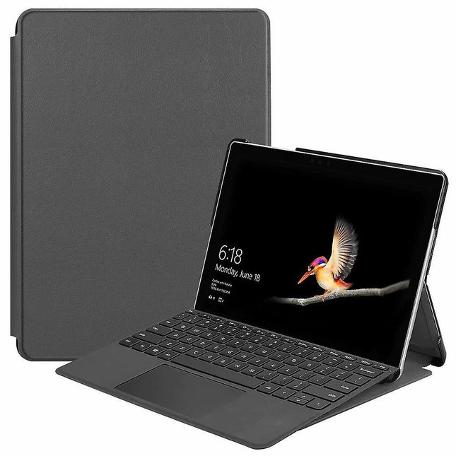 Case Ultra thin folio PU leather shell for Surface Pro 7 Grey.