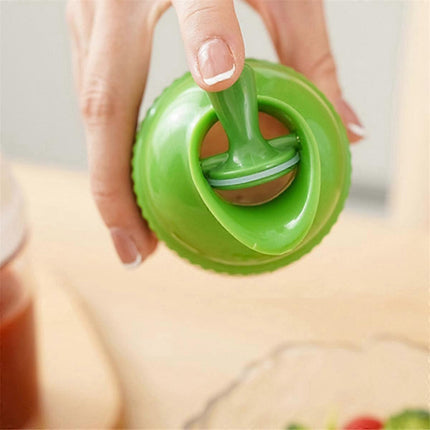 2pcs Salad Dressing Containers Leakproof Shaker Bottles with Lid for Kitchen Use.