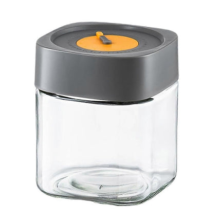 2pcs Glass Jars with Airtight Lids Overnight Oats Salad Food Storage Containers.