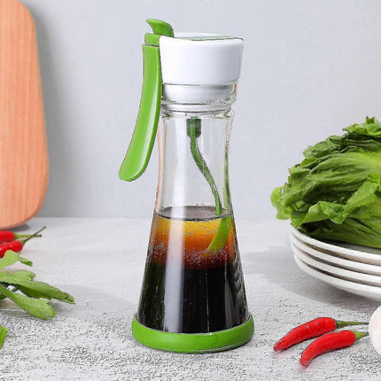 Salad Dressing Mixing Jar Manual Blender Container for Home Kitchen.