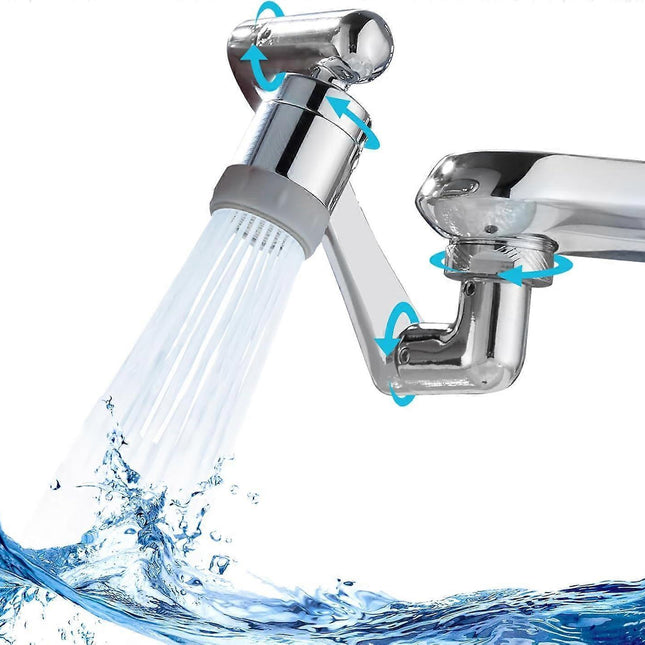 Swivel Faucet-Extender Sink-Aerator - 2 Mode Splash Water Filter Extension, Kitchen Bathroom 360 Rotatable Spray Attachment, Multifunctional Universal.