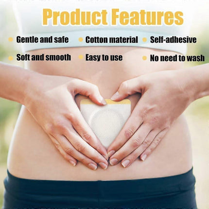 10pcs Castor Oil Wrap for Belly Button, Single-Used Castor Oil Patches Belly.