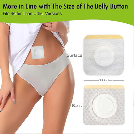 12PCS Hypoallergenic Castor Oil Pack Wrap for Belly Button, Disposable Castor Oil Wrap Pat.