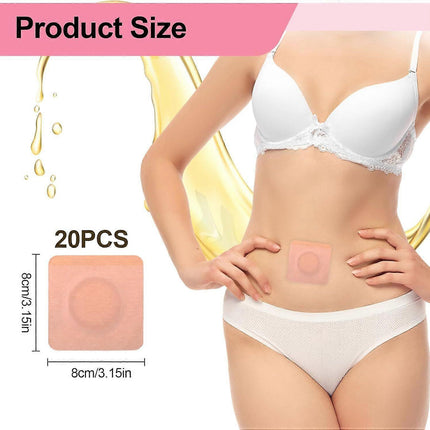 20Pcs Castor Oil Belly Button Patch, Castor Oil Patches Disposable, Castor Oil.