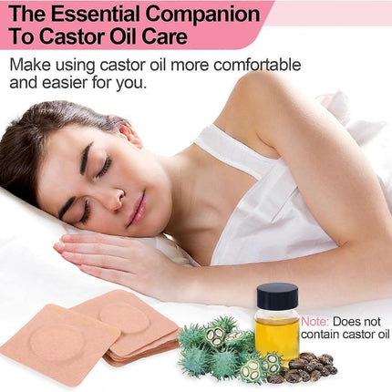 20Pcs Castor Oil Belly Button Patch, Castor Oil Patches Disposable, Castor Oil.