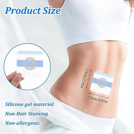 20Pcs Castor Oil Patches, Disposable Castor Oil Pack Wrap Self-Adhesive Belly.