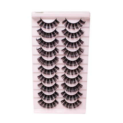 20Pcs/Set False Eyelash Comfortable to Wear 3D Effect Beauty False Eye Lashes.