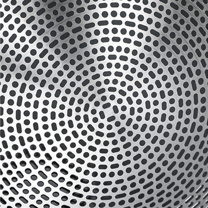 Colander Spoon Anti-scald Handle 304 Stainless Steel Strainer Scoop-L.