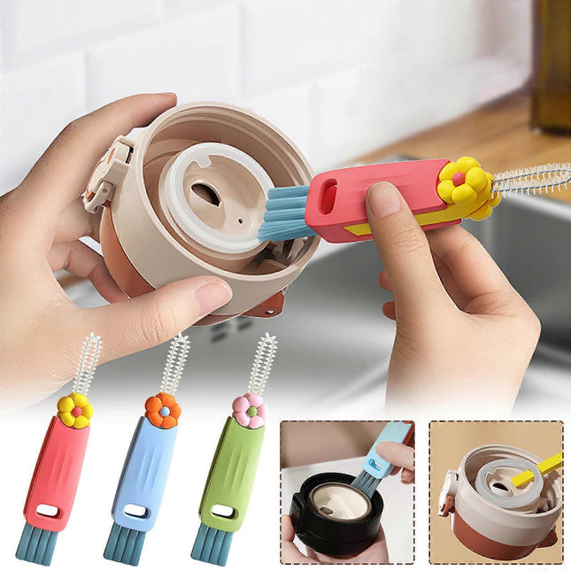 For Stanley Cup Accessories  3-in-1 Cup Cover Brush Multifunctional Cleaning Brush Milk Bottle Cup Cup Cup Brush Cup.