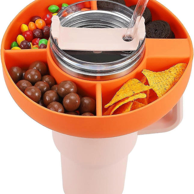 Reusable Silicone Snack Platter for Stanley Cup 40oz.