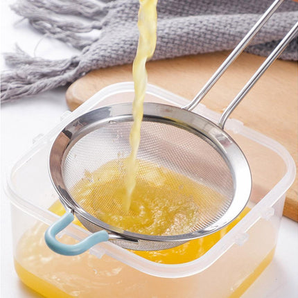 Stainless Steel Flour Sieve Sifter Screen Mesh Strainer Colander Kitchen Tool-3.