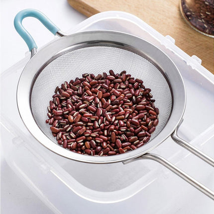 Stainless Steel Flour Sieve Sifter Screen Mesh Strainer Colander Kitchen Tool-3.