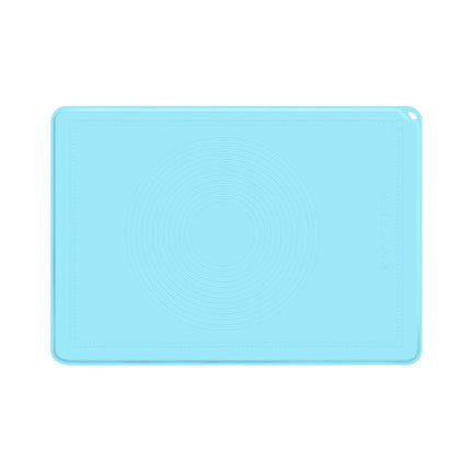 Pastry Mat Non-stick Silica Gel Dough Rolling Mat-Blue S.
