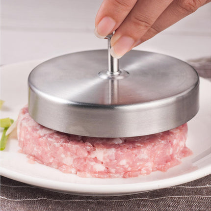 Hamburger Patty Maker Simple Operation Stainless Steel-Stainless Steel.