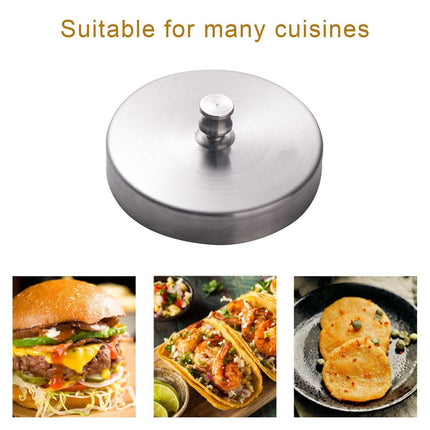 Hamburger Patty Maker Simple Operation Stainless Steel-Stainless Steel.