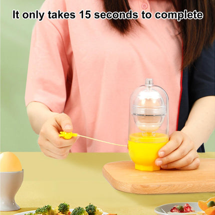 Egg Shaker Reusable Manual Blender Kitchen Tools-Yellow.