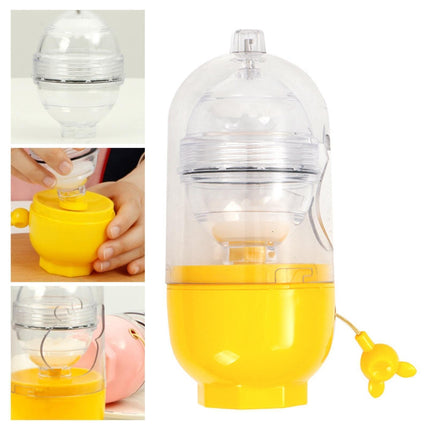 Egg Shaker Reusable Manual Blender Kitchen Tools-Yellow.