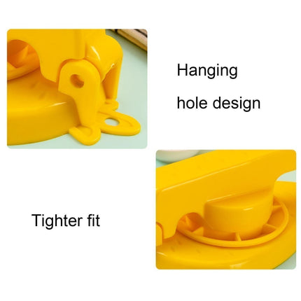 Dumpling Maker Quick Demoulding Reusable Non-slip Pressing Skin-Yellow.