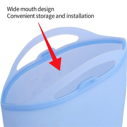 Reusable Eco-friendly Silicone Fridge Food Organizer Sealing Storage Pouch Bag-Pink 1500ML.